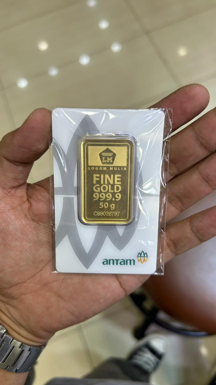Emas batangan Antam Certibol